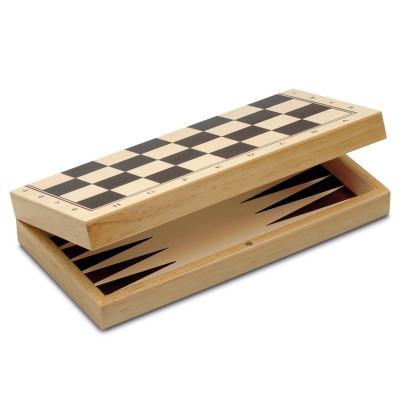 Echecs Coffret 3 en 1 - Echecs Dames et Backgammon Pliable Cayro