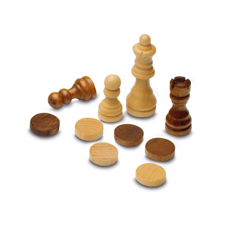 Echecs Coffret 3 en 1 - Echecs Dames et Backgammon Pliable Cayro