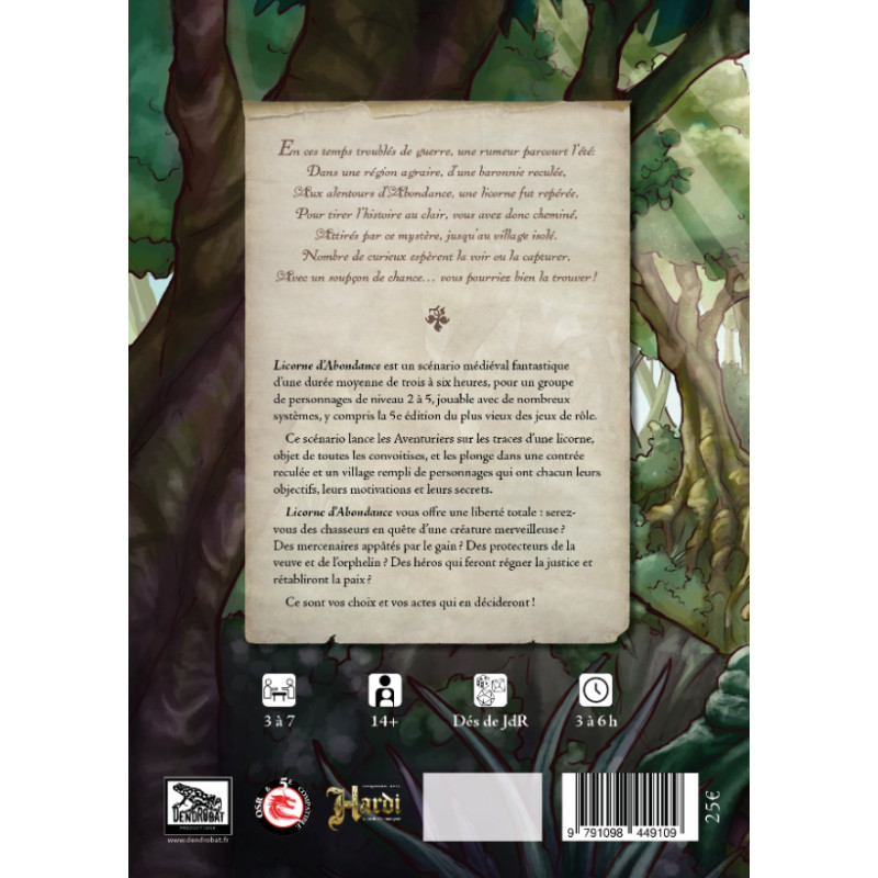 Licorne d'Abondance - Jeu de Rôle