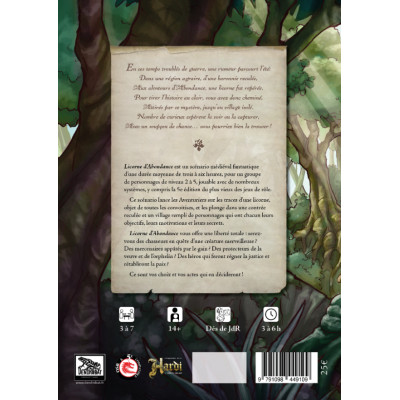 Licorne d'Abondance - Jeu de Rôle