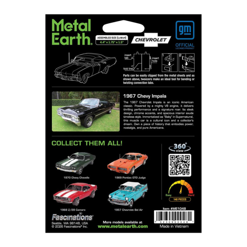 Metal Earth GM 1967 Chevy Impala