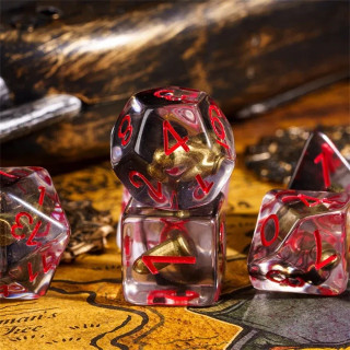 Dé Set de 7 Dés - Résine Gamme Insert Projectile