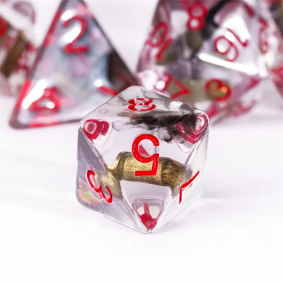 Dé Set de 7 Dés - Résine Gamme Insert Projectile