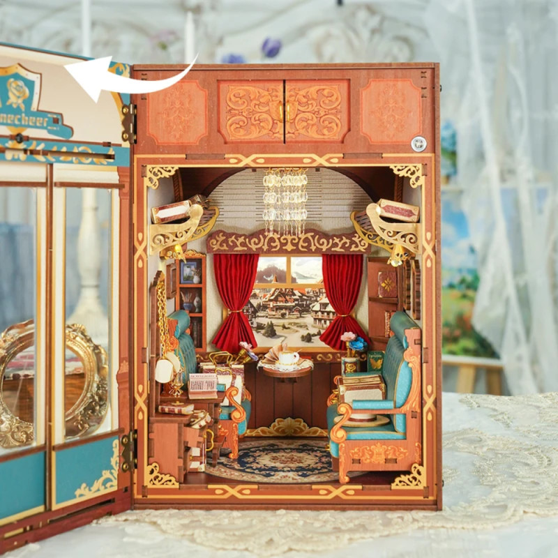 Book Nook - European Travels (Serre-Livre)