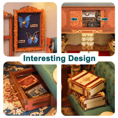 Book Nook - European Travels (Serre-Livre)