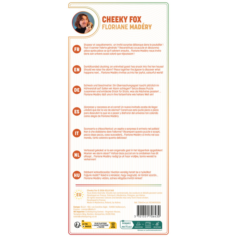 Puzzle Universe - Cheeky Fox 1000 pièces
