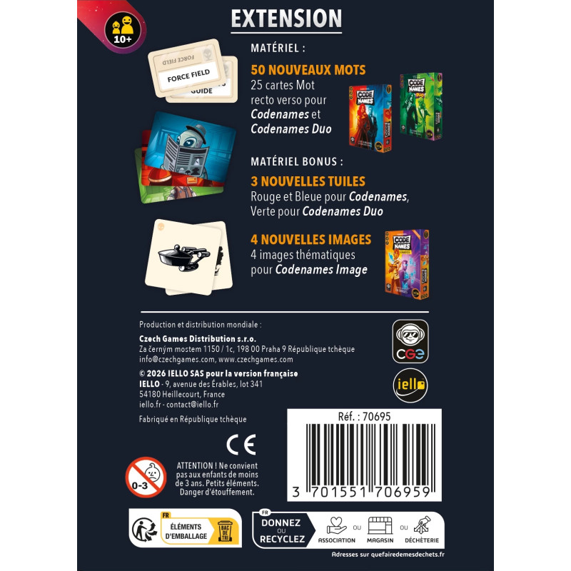 Codenames booster Science Fiction