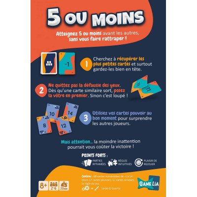 5 ou Moins