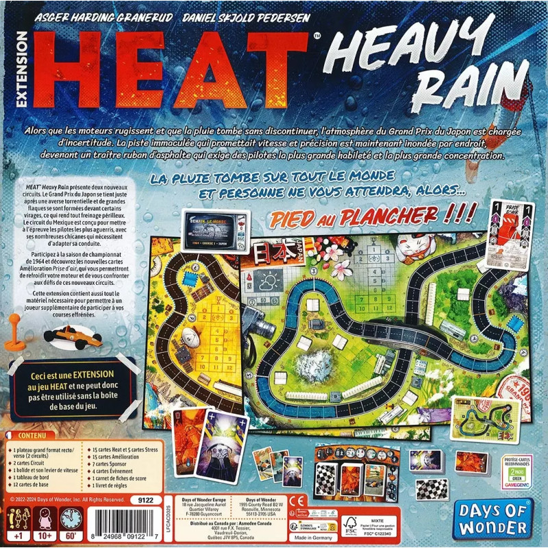 Heat extension Heavy Rain