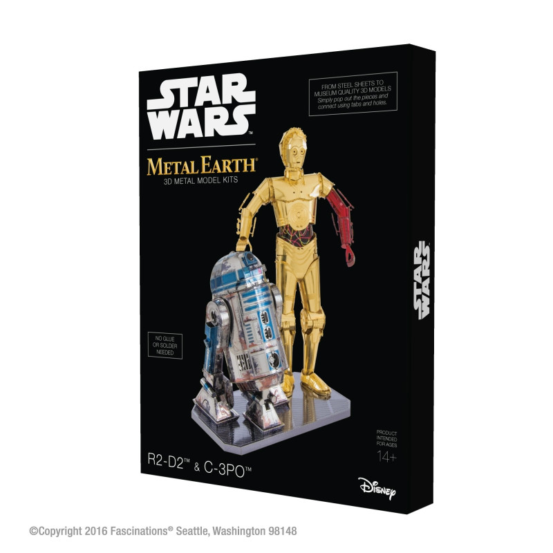 Metal Earth Coffret Star Wars R2-D2 & C-3PO