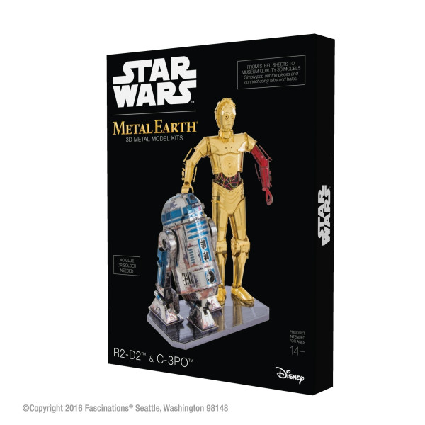 Metal Earth Coffret Star Wars R2-D2 & C-3PO