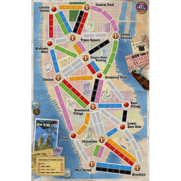 Les Aventuriers du Rail New York
