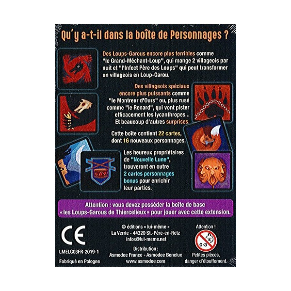 Les Loups-Garous de Thiercelieux extension Personnages