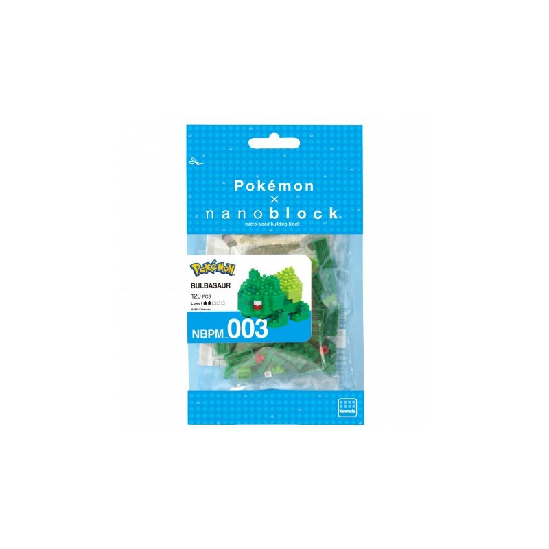 Nanoblock NBPM-003 Pokemon Bulbizarre Bulbasaur Bisasam