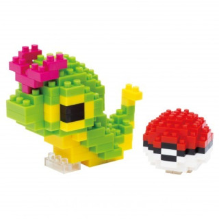 Nanoblock NBPM-010 Pokemon Caterpie & Pokeball Chenipan