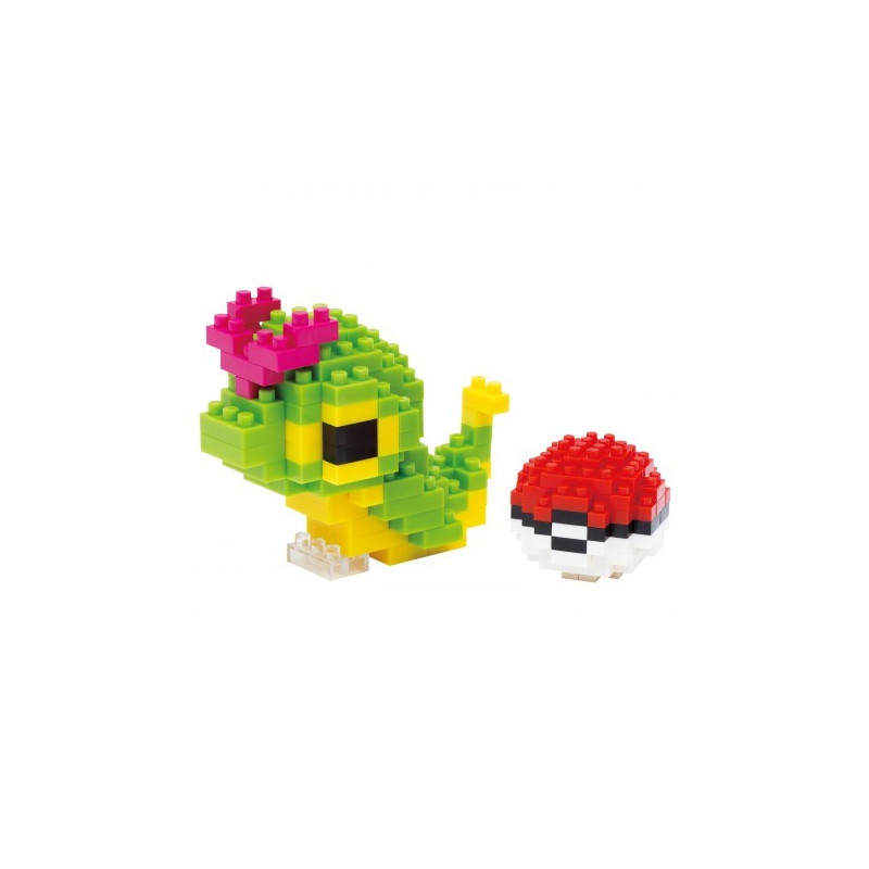 Nanoblock NBPM-010 Pokemon Caterpie & Pokeball Chenipan