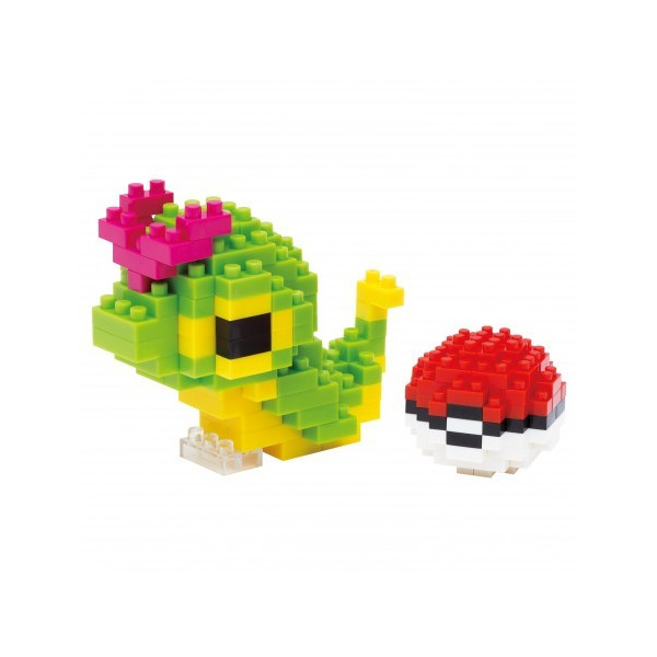 Nanoblock NBPM-010 Pokemon Caterpie & Pokeball Chenipan
