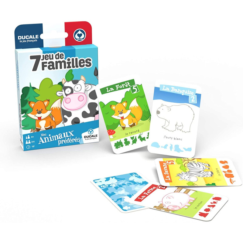 Jeu de 7 Familles - Mes Animaux Préférés