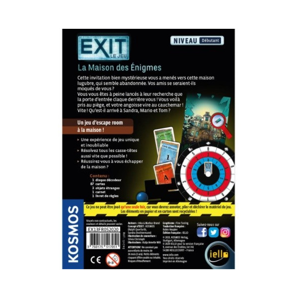 EXIT: La Maison des Énigmes