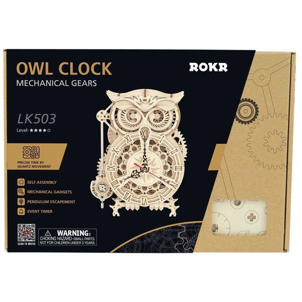 ROKR Horloge Hibou (Owl Clock)