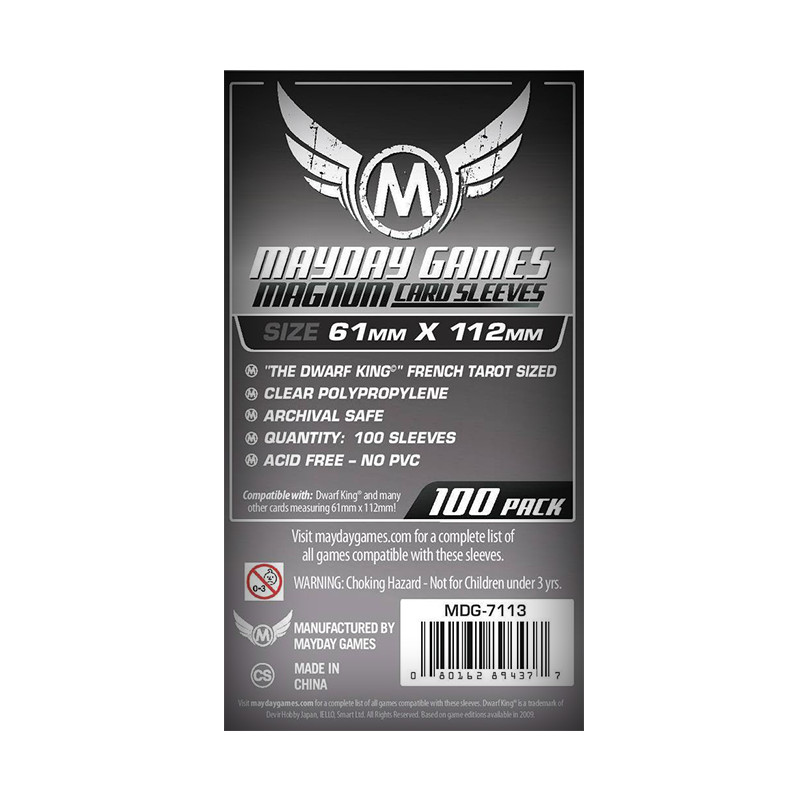 Protege cartes Mayday 61x112 (100)