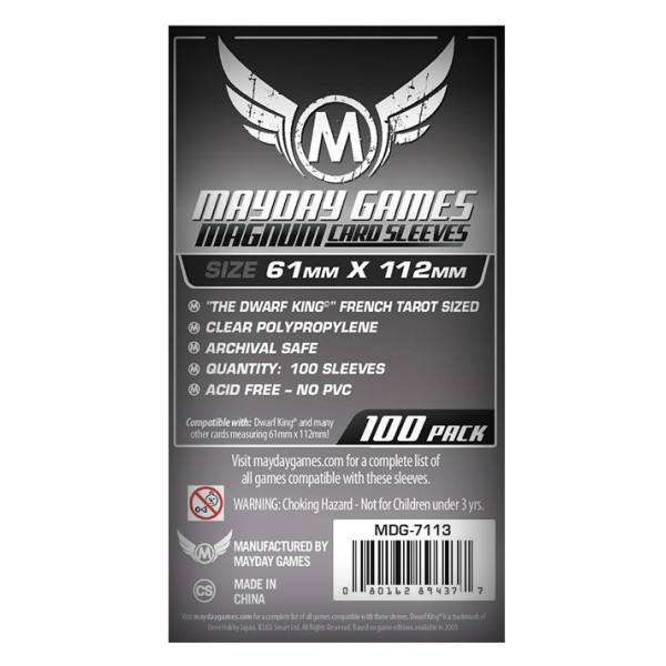 Protege cartes Mayday 61x112 (100)