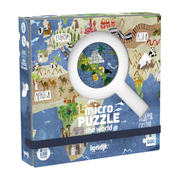 MicroPuzzle Londji Discover The World - 600 pièces